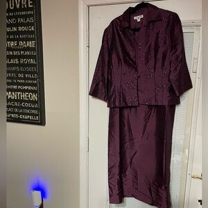 Coldwater Creek Rich Purple Garment 2 pc
